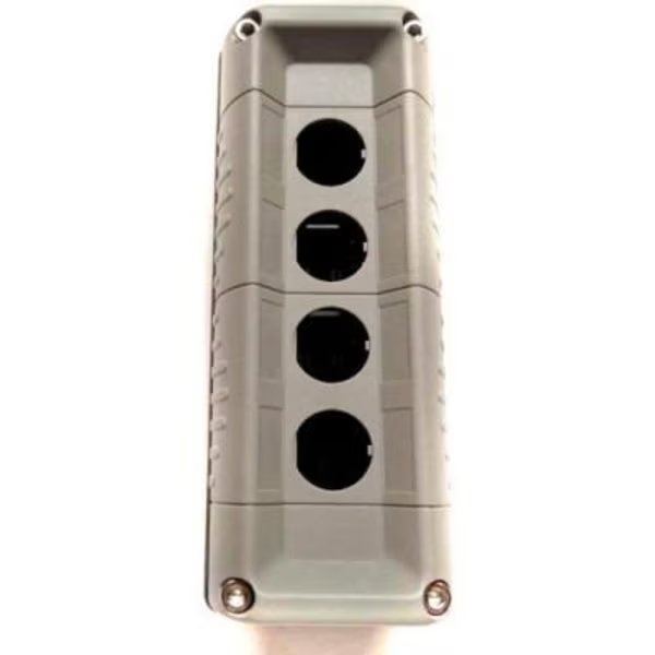 T.E.R., F71HG00000000001 VICTOR Wall Mount Control Station, Hull Only, 4 Button, Gray, Springer Controls Co, Mfr#: F71HG00000000001